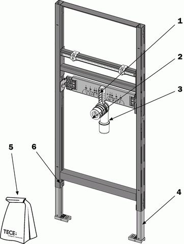 TECE KA-Gummimanschette NW30/50 9.820.059