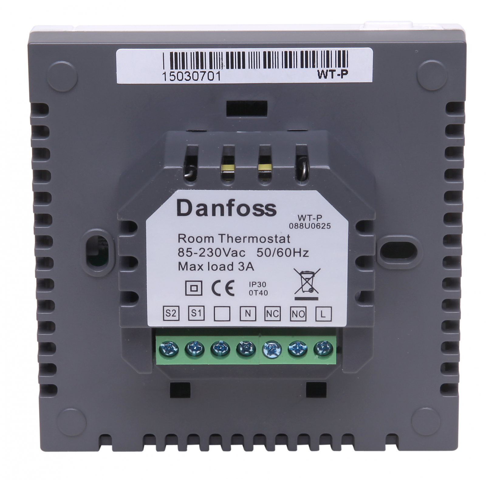 Danfoss Raumthermostat BasicPlus2 WT-P Programierbar 5-35°C mit Display, Bodenfühler-Option 088U0625 - Bild 3
