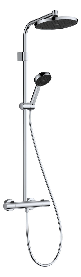 Hansgrohe Activera S Showerpipe 240 1jet EcoSmart mit Ecostat Fine chrom