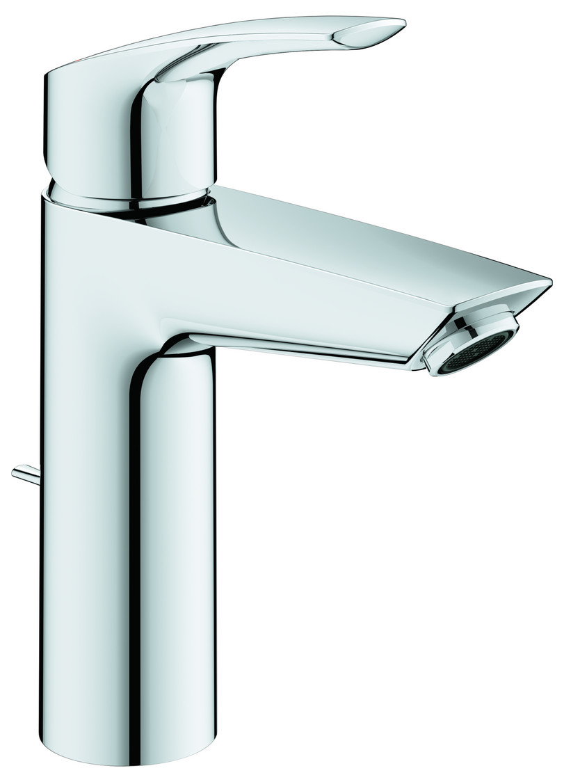 GROHE Waschtischbatterie Eurosmart M-Size mit Zugstangen-Ablaufgarnitur chrom 2339330E - Bild 1