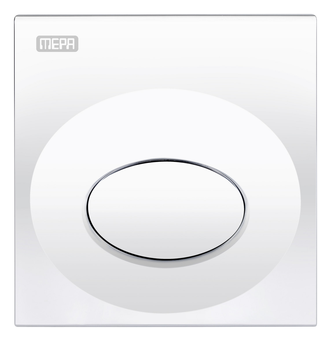 Mepadrop Betätigungsplatte weiß für UP-Druckspüler Sanicontrol 421120 - Bild 1