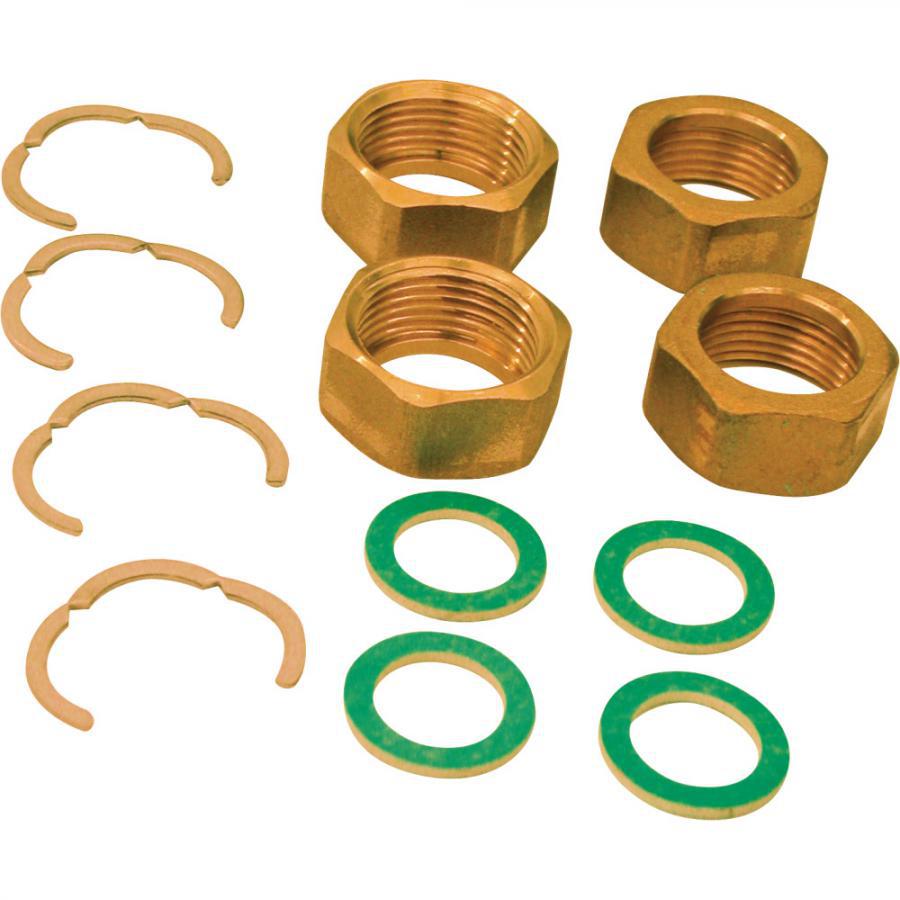 Armaflex Duosolar Erweiterungssatz DN 20 je 4 Einlegeringe Überwurfmuttern Dichtringe SO-VA-FIT20/4 - Bild 1