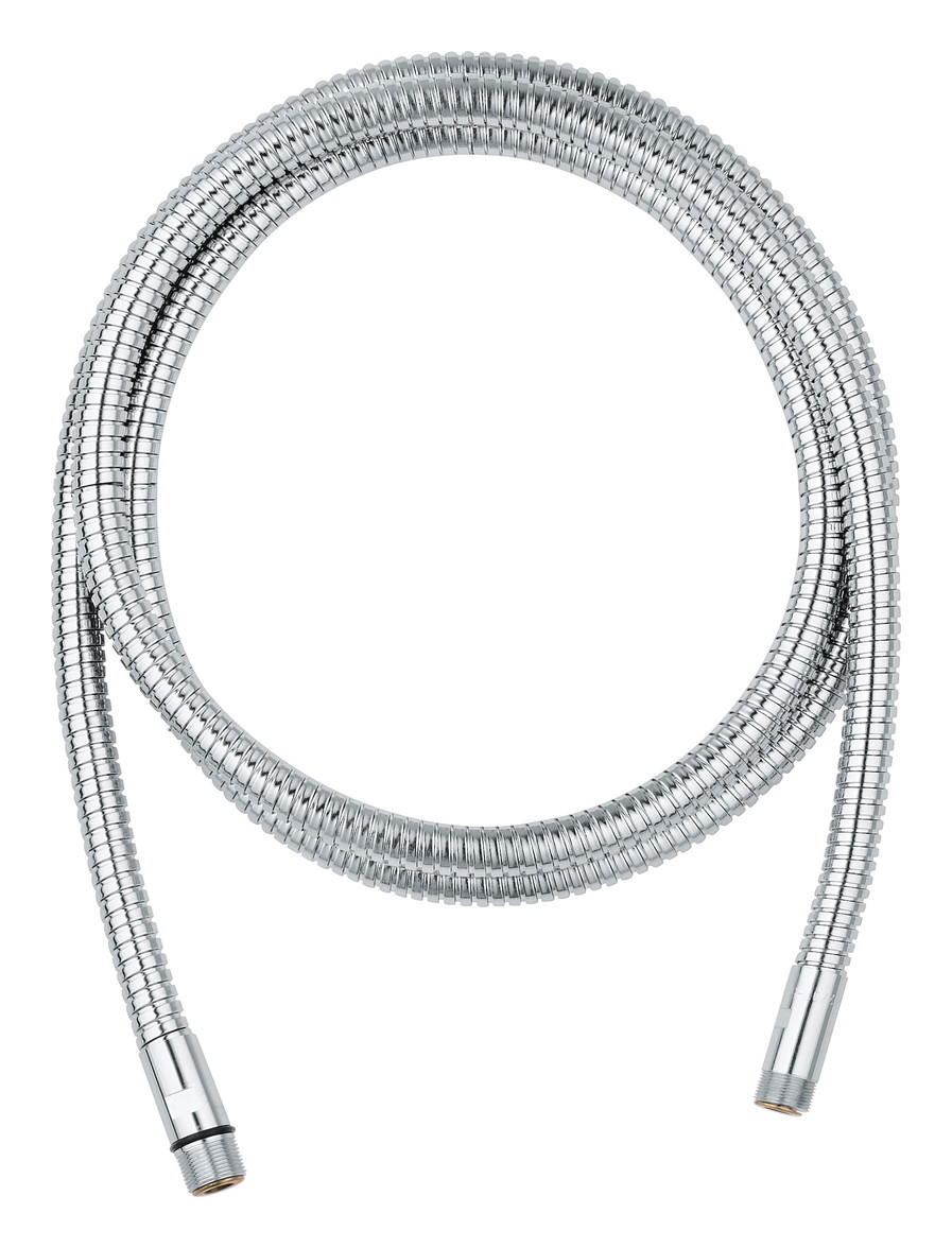 GROHE Brauseschlauch Metall Länge 2000 mm M15xM15 f.3-Loch Wannenrandkombinationen 28146000 - Bild 1