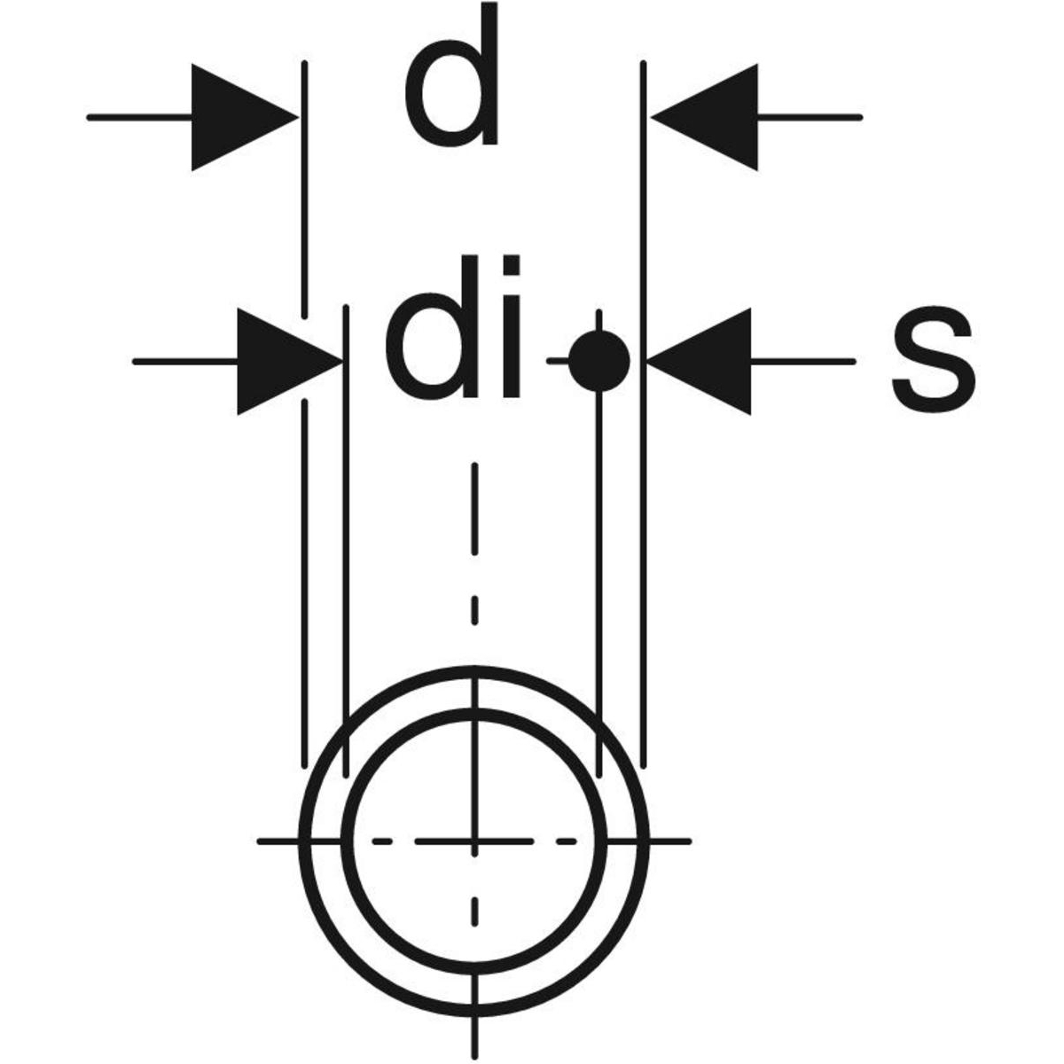 Geberit FlowFit Systemrohr ML d=32x2,8mm Stange=5m silbergrau 619.023.00.1 - Bild 2