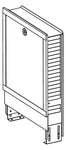 TECEfloor Komfort Verteilerschrank UP 110, Breite 1140 mm, RAL 9016 weiß 77351506 - Bild 2