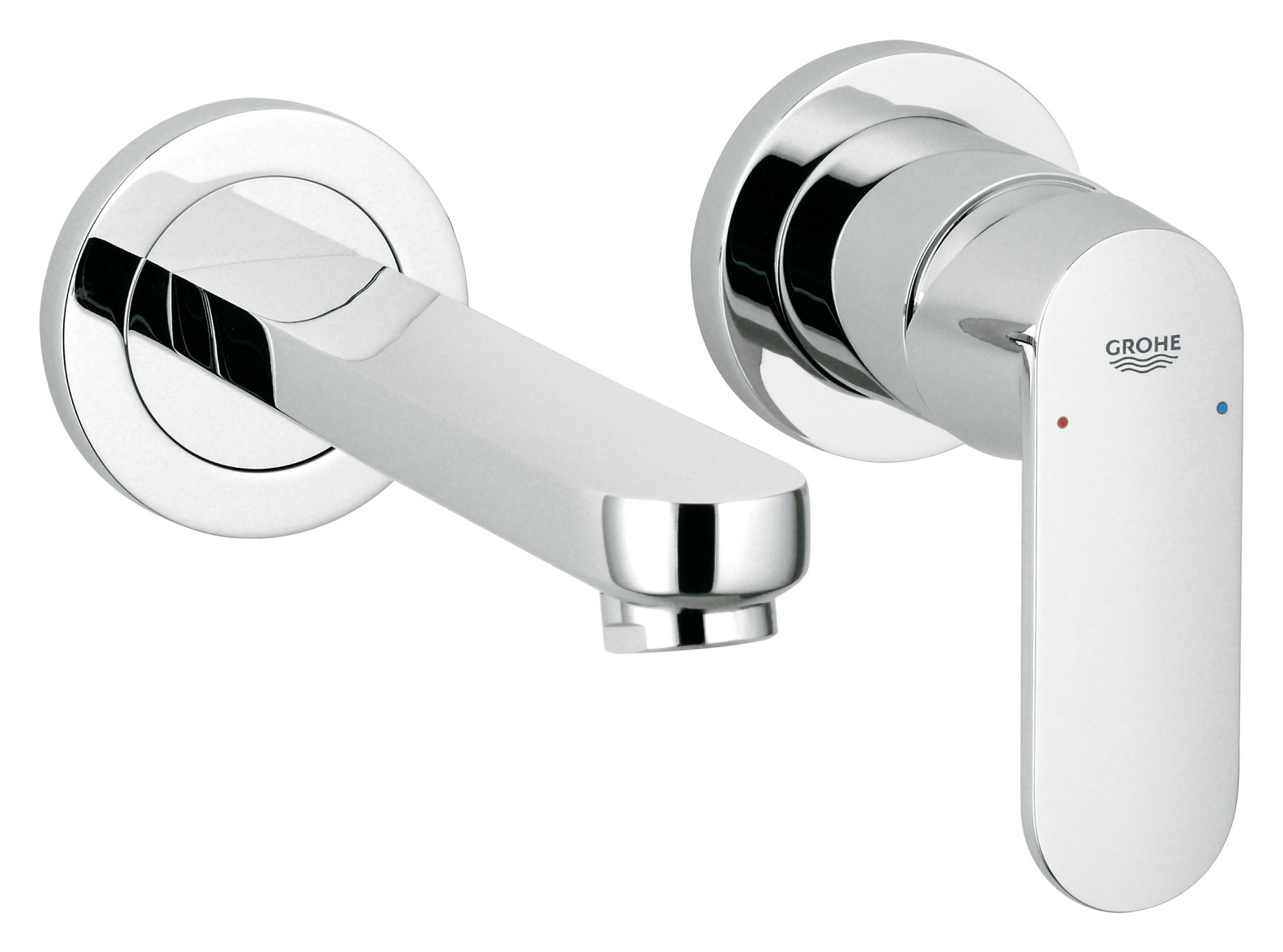 GROHE 2-Loch-WT-Batterie Eurosmart Cosmopolitan Ausladung 170 mm chrom 19381000 - Bild 1