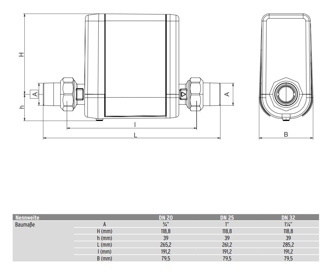 SYR SafeTech Leckageschutz DN 25 mit Härtemessfunktion 2422.25.000 - Bild 2