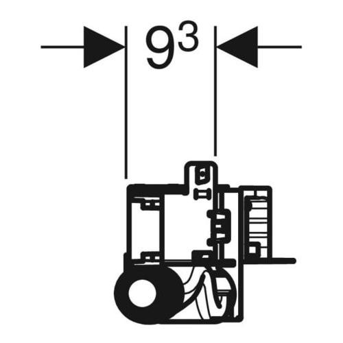 Geberit GIS Element für Dusche mit Wandablauf d40 für FBH ab 65 mm 461.736.00.1 - Bild 4