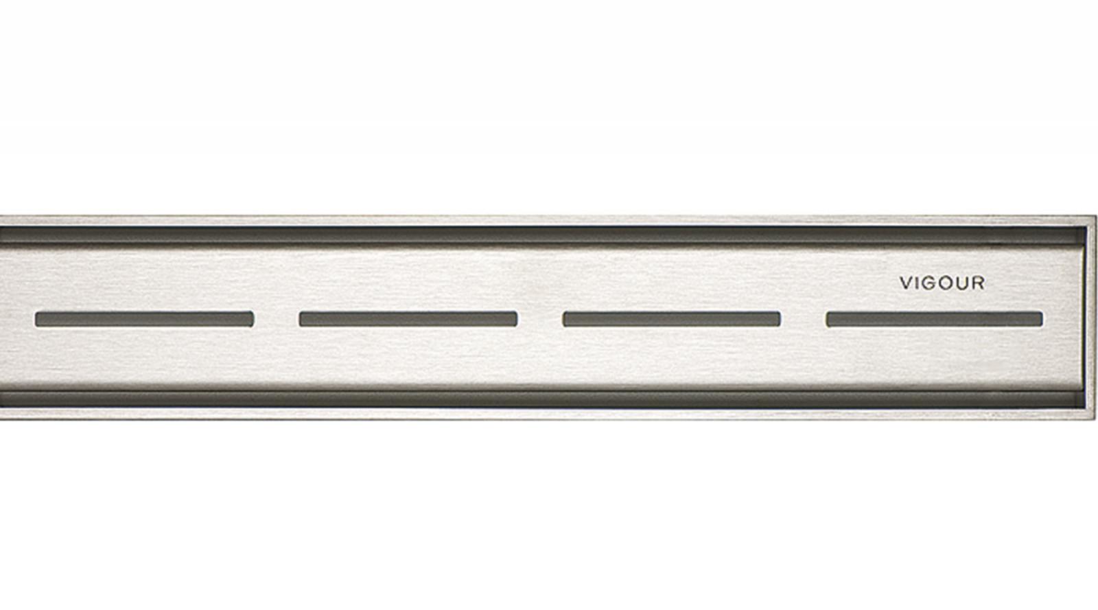 VIGOUR Designrost individual Design 1000 mm für Duschrinne individual Edelstahl - Bild 1