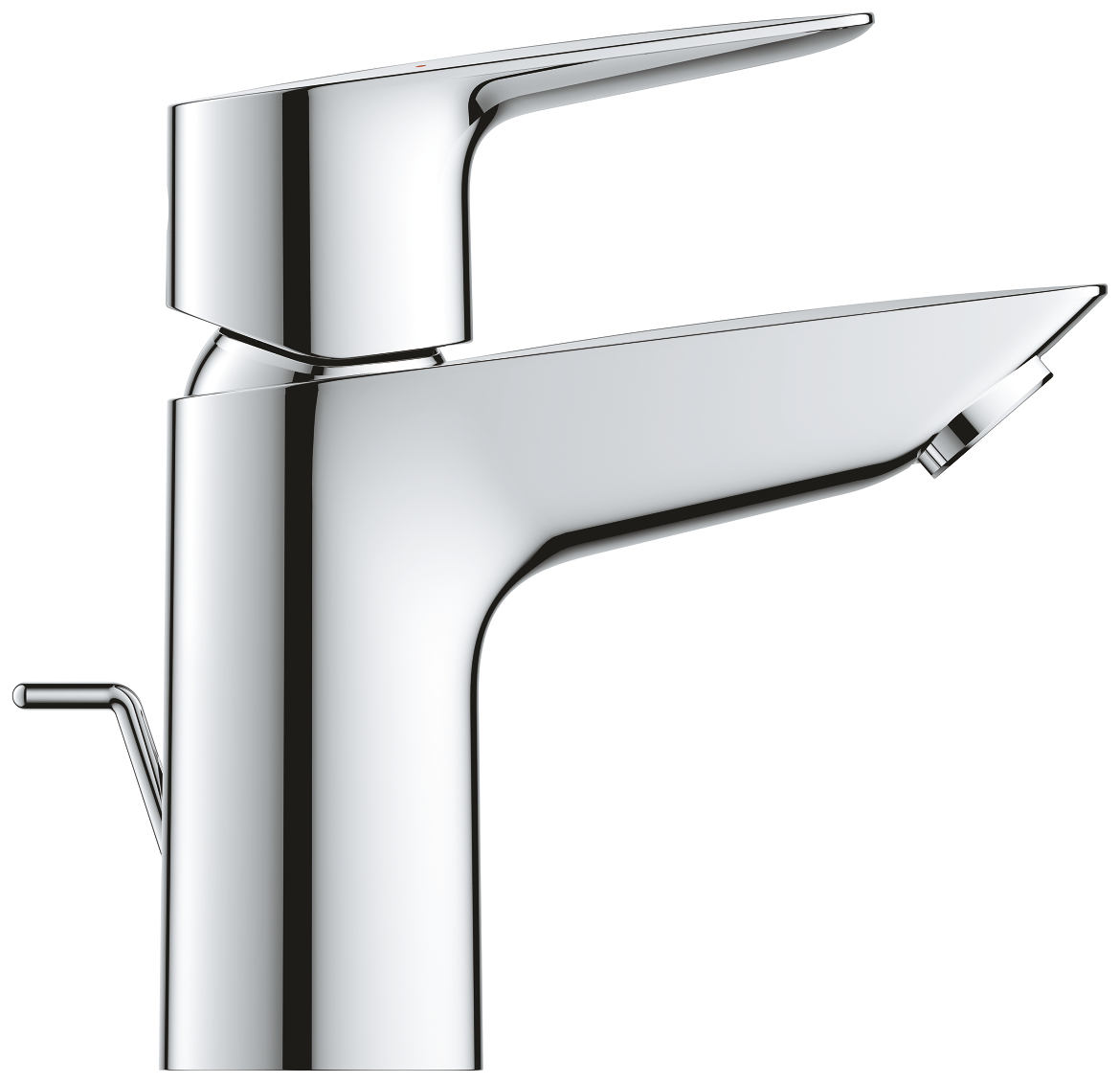 GROHE Waschtischbatterie BauLoop S-Size Mittelstellung kalt mit Ablaufgarnitur chrom 22054001 - Bild 3