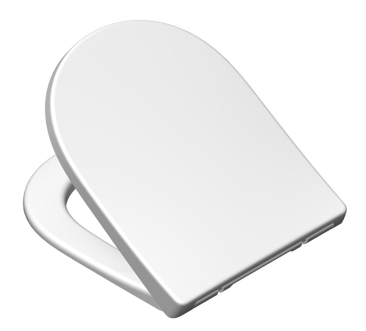 VIGOUR Wand-Tiefspül-WC derby V3 PflegetectPlus weiss, spülrandlos, WC-Sitz mit Absenkautomatik