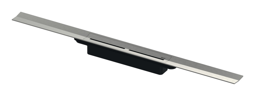 TECEdrainprofile Duschprofil 1000 mm aus Edelstahl Oberfläche gebürstet 671000 - Bild 1