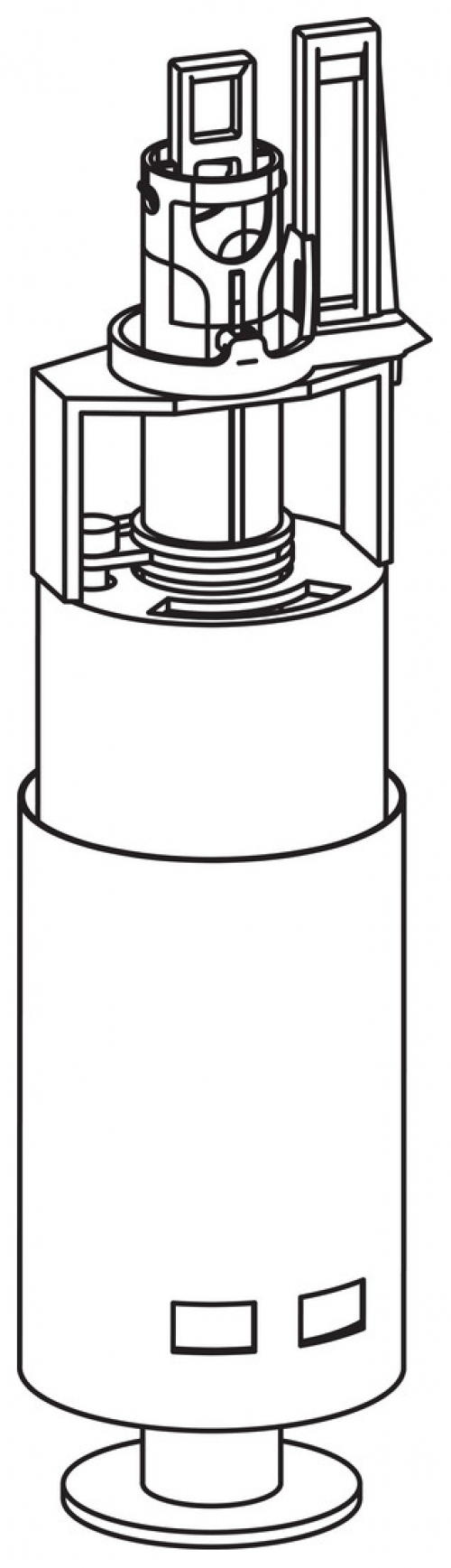 MEPA Ablaufventil 590225, für UP-Spülkasten Sanicontrol Typ A31/B31 - Bild 1