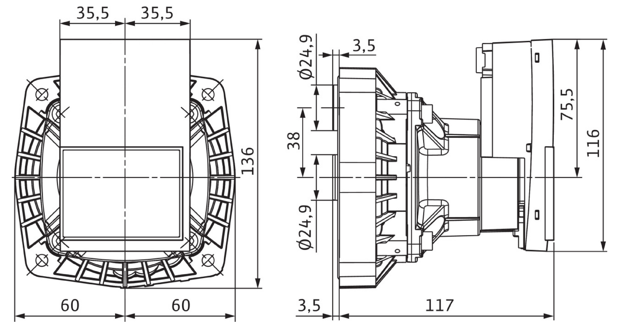 Wilo Yonos PICO HU 25/1-7 RKC Reparaturlösung Hydraulik-Komponente 4526201 - Bild 2