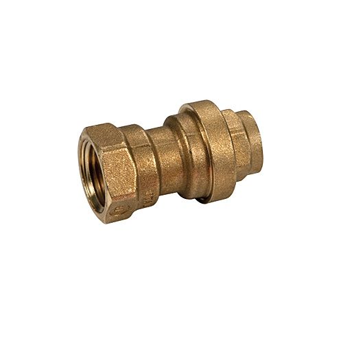 Pushfitting vormontiert 1/2'' x 16 mm Kupplung mit Innengewinde Messing RC1091516