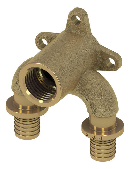 TECEflex U-Doppelwandscheibe Dim. 16 x Rp 1/2'' x 16, Siliziumbronze 708625 - Bild 1