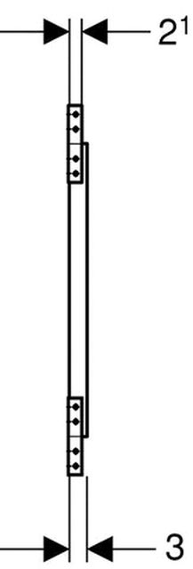 Geberit Duofix System-Montageplatte Griffsysteme 111.859.00.1