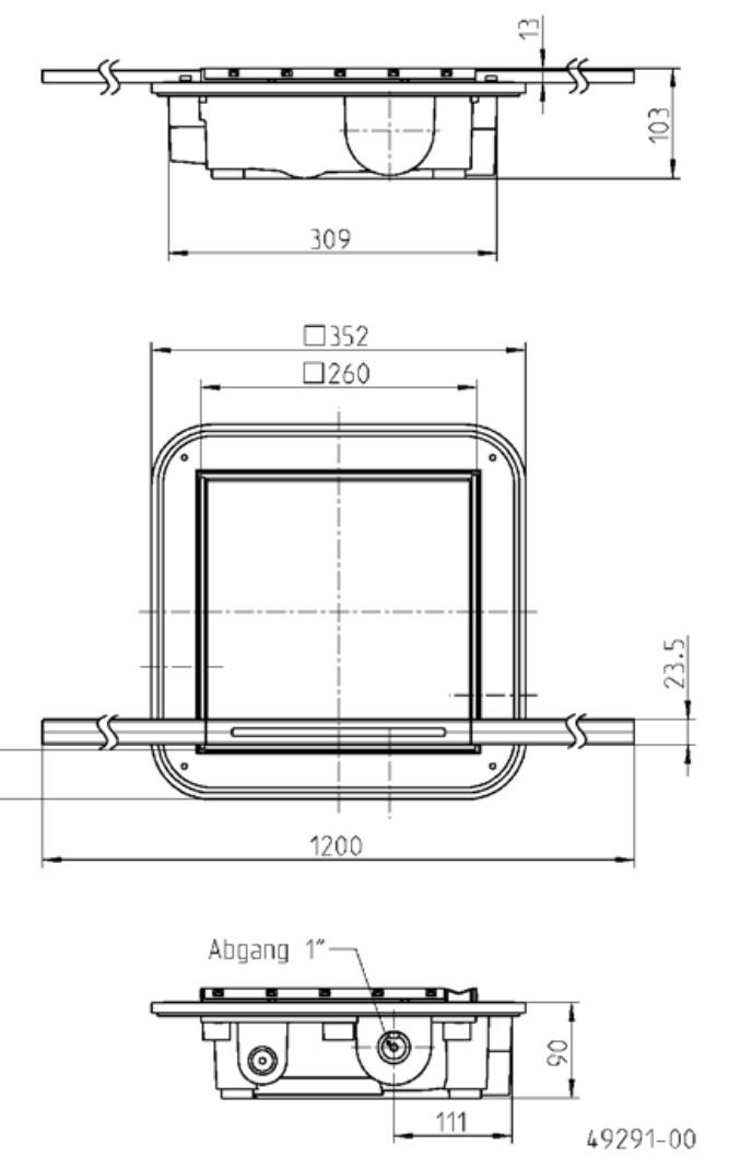 Jung Bodenablaufpumpe Plancofix Line JP50177 - Bild 2