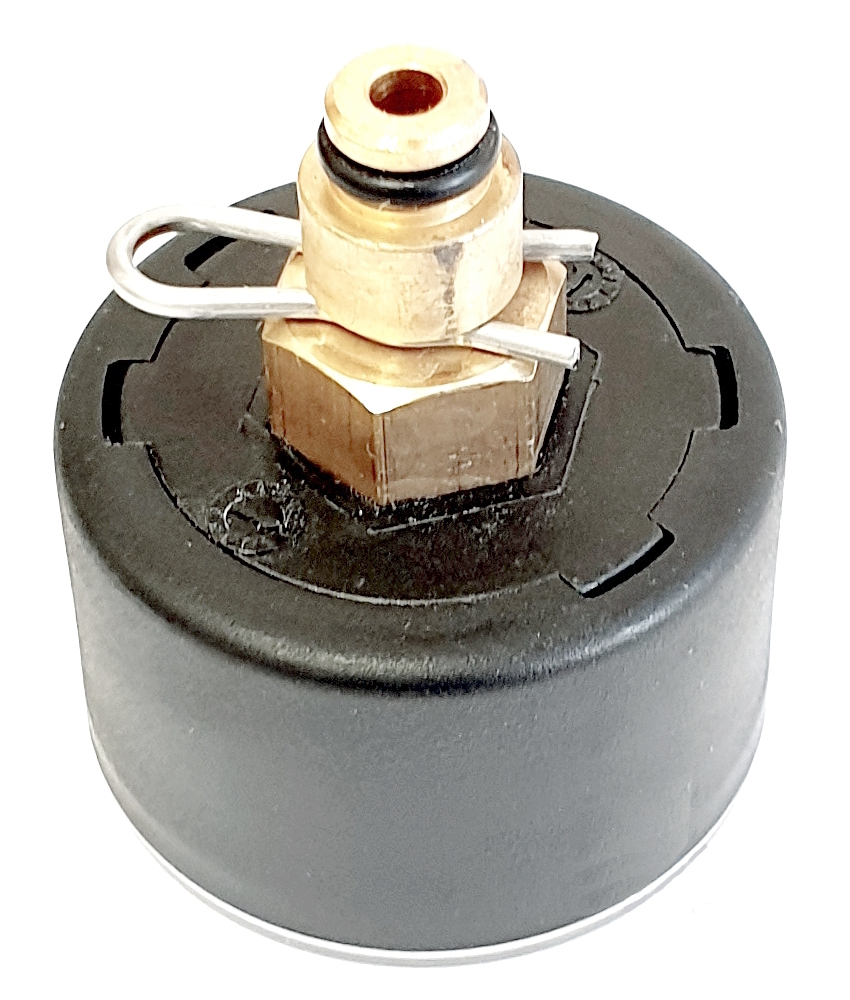 SYR Manometer 0-10 bar Anschluss hinten für DRUFI+ Plus FR und DFR 2315.01.920 - Bild 2