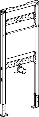 Geberit Duofix Ausgussbecken 112-130 cm für Wandarmatur