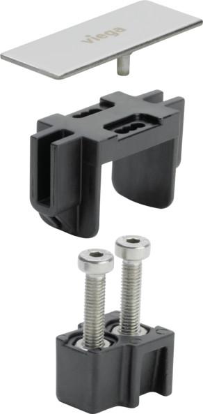 Viega Fertigbauset Advantix 4965.50 Edelstahl weiß 711825 - Bild 1