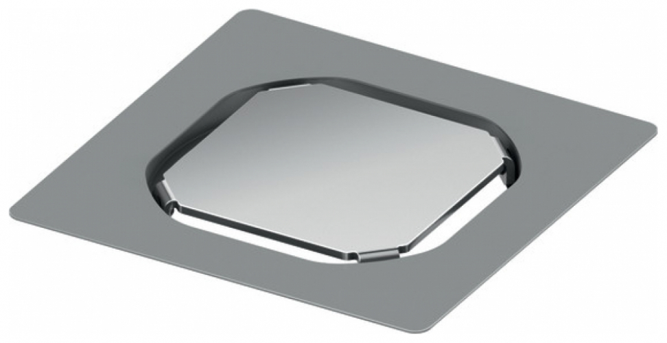 TECEdrainpoint S Rostrahmen Edelstahl 100x100 mm inklusive Fliesenträger rahmenlos 3660016 - Bild 1