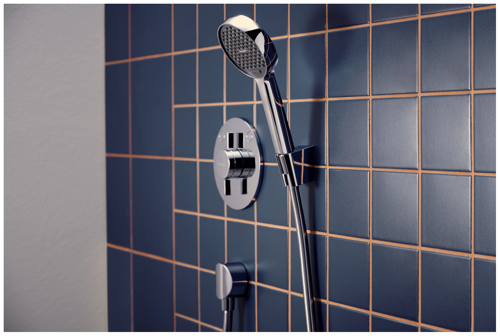 Hansgrohe Brausehalterset Activera Select S 95 2jet EcoSmart, Schlauch 1250mm chrom