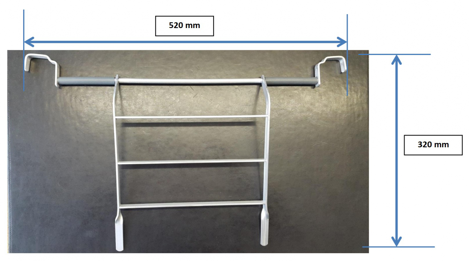 HS Alu-Klapprost für Ausgussbecken Stahl mit/ohne Überlauf  - Bild 4