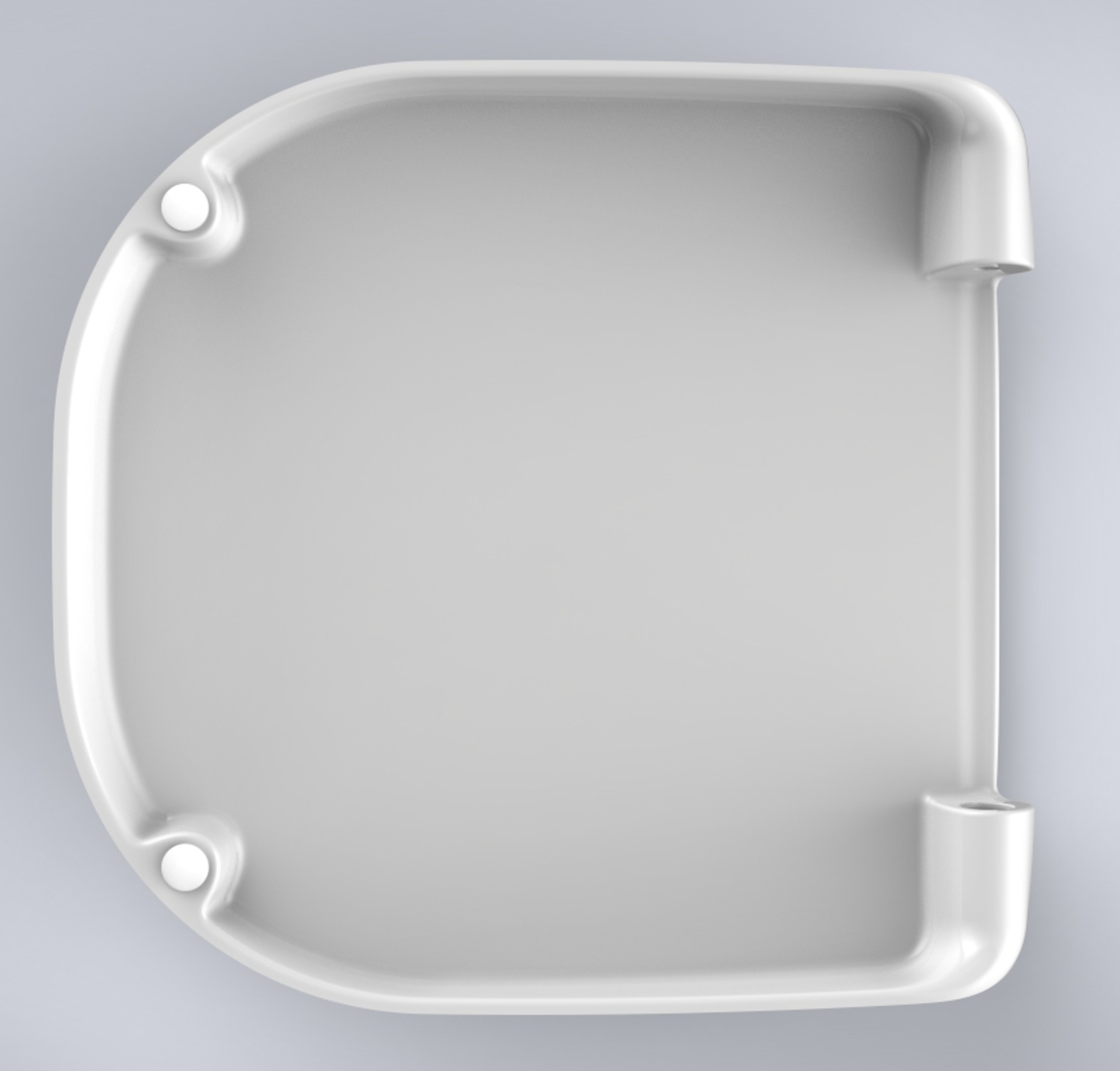 VIGOUR Urinaldeckel derby weiss abnehmbar Edelstahlscharniere Absenkautomatik, für DEUFFDOS - Bild 2