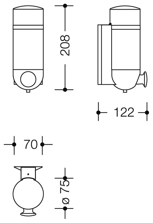 HEWI Serie 477 Seifenspender matt weiß reinweiß 477.06.10005.99 - Bild 2