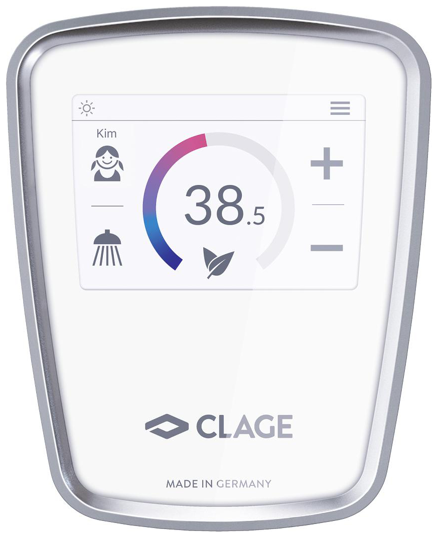 CLAGE E-Komfortdurchlauferhitzer DSX Touch 18-27 kW druckfest 3200-36600 mit Funkfernbedienung - Bild 2