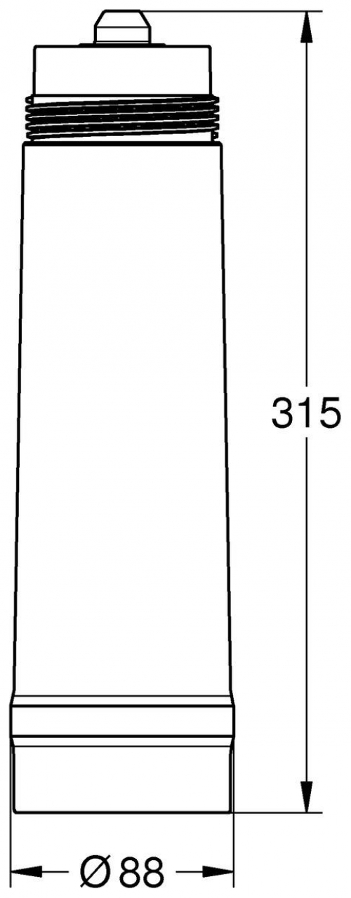 GROHE Blue Filter S-Size BWT-Austauschfilter für GROHE Blue 40404001 - Bild 3