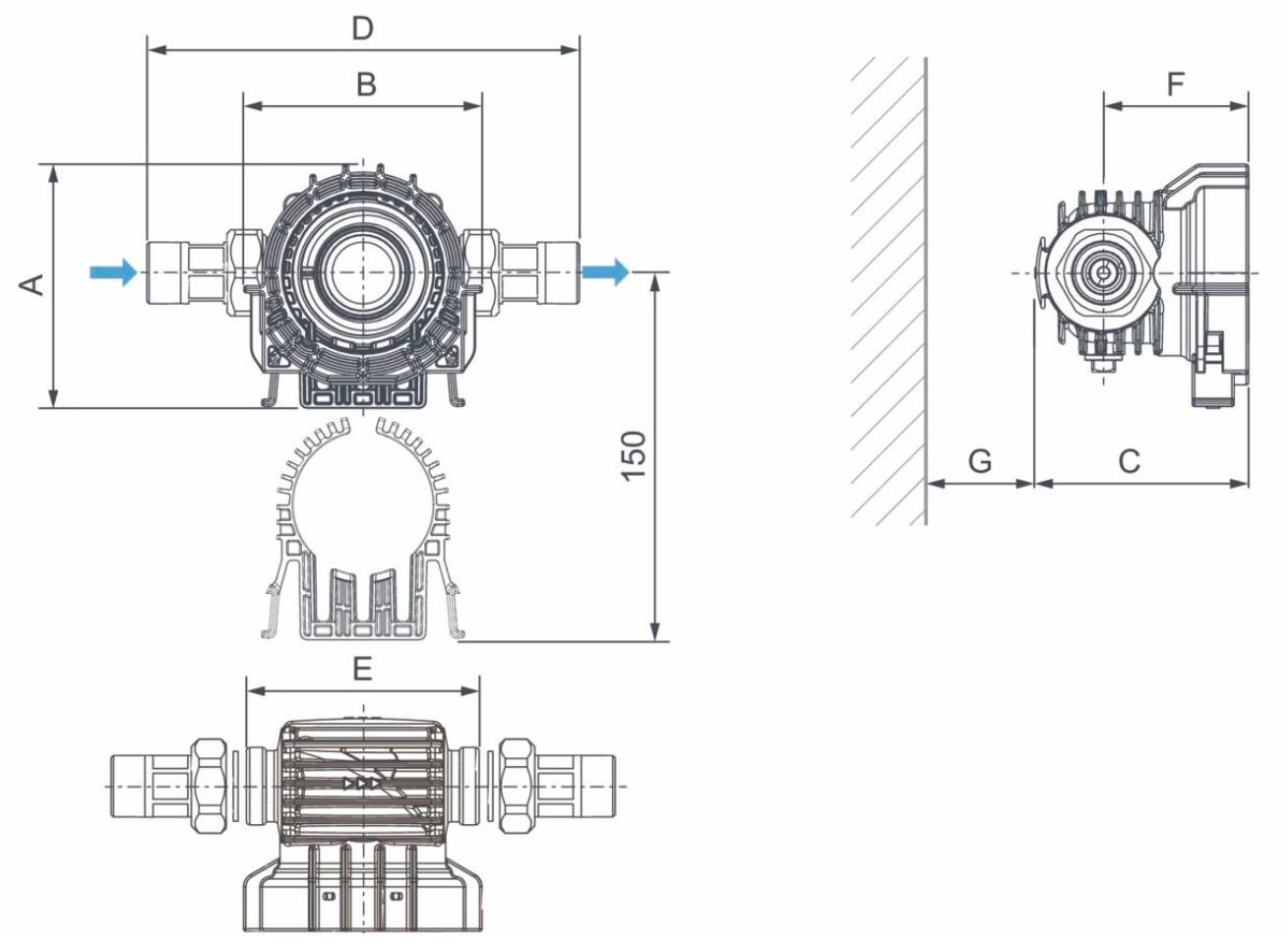 Grünbeck cliQlock-Basismodul DN 25, für pureliQ X-Baureihe und softliQ:SE - Bild 2