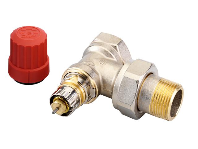 Danfoss Ventilgehäuse RA-N 20 R 3/4, Eck, matt vernickelt 013G0035 - Bild 1