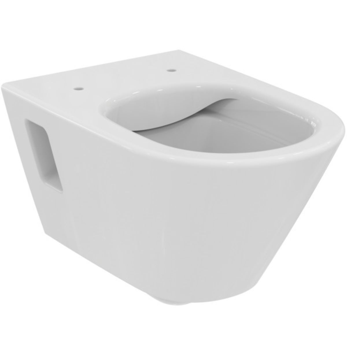 VIGOUR Wand-Tiefspül-WC derby V3 PflegetectPlus weiss, spülrandlos, WC-Sitz mit Absenkautomatik