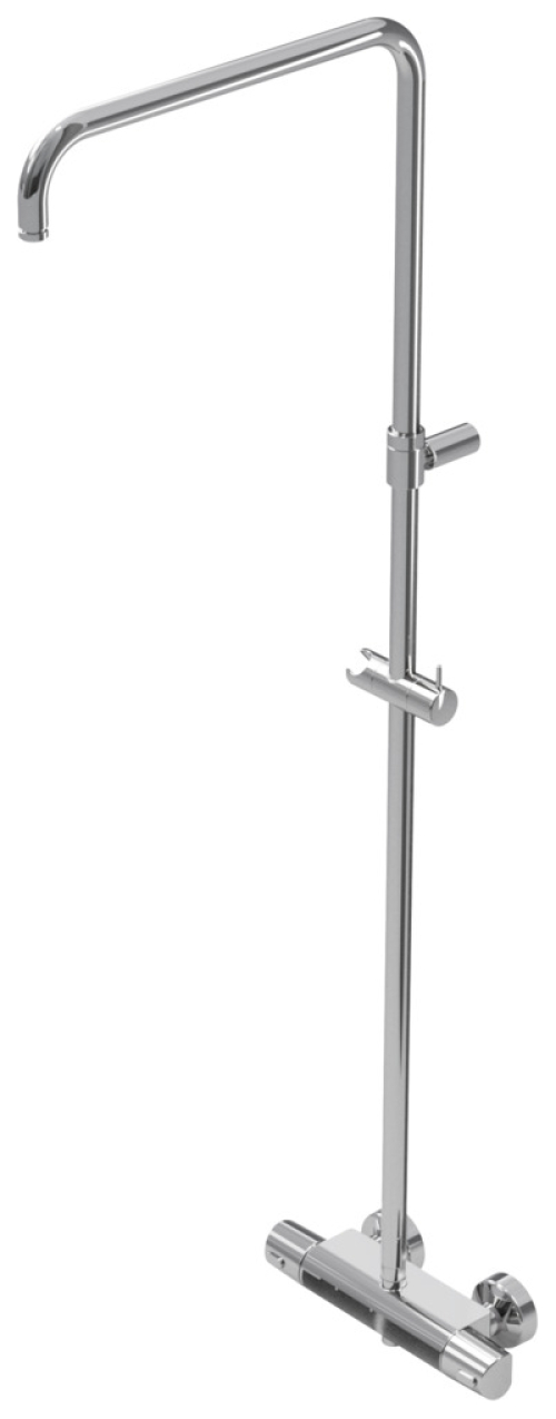 VIGOUR Duschsystem derby Thermostat Safe-Tec verchromt ohne KB, HB, BS