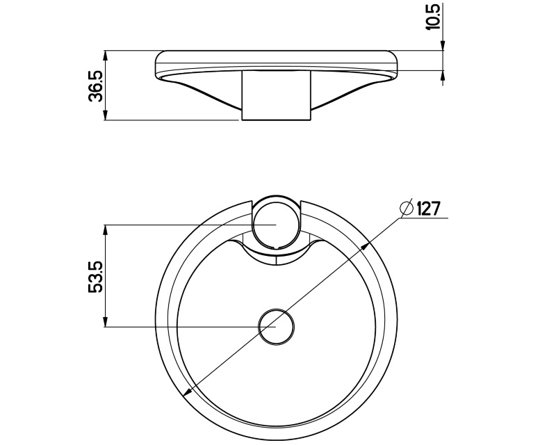 Nikles Seifenschale Classic crystal für Brausestange verchromt