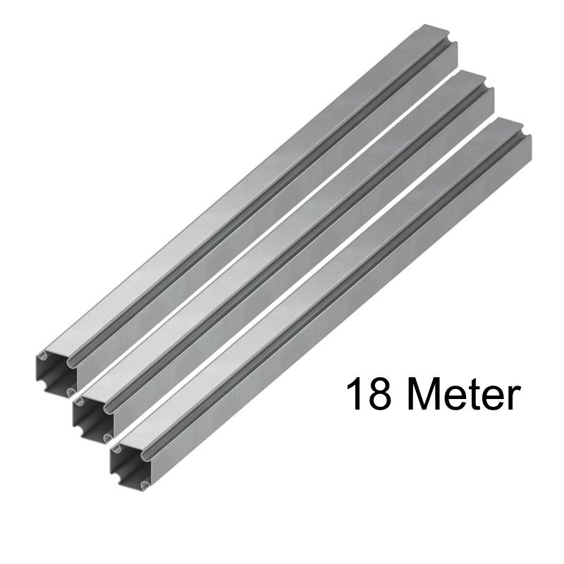 TECEprofil Profilrohr 33 x 33 mm verzinkt 9000000 in Stangen je 4,5 Meter (Paket 18m) - Bild 1