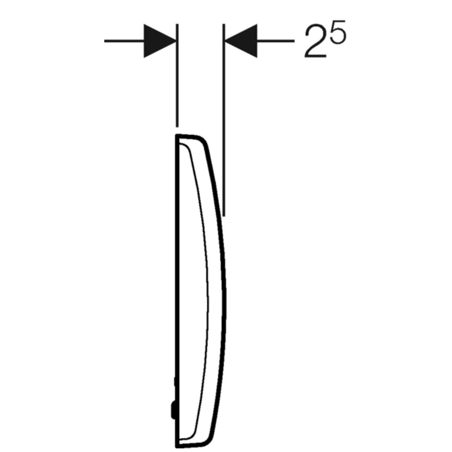 Geberit Urinalsteuerung Basic IR/Netz berührungslos, weiß-alpin 115.817.11.5 - Bild 5