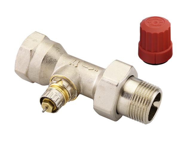 Danfoss Ventilgehäuse RA-N 25 R 1/1, Durchgang, matt vernickelt 013G0038 - Bild 1