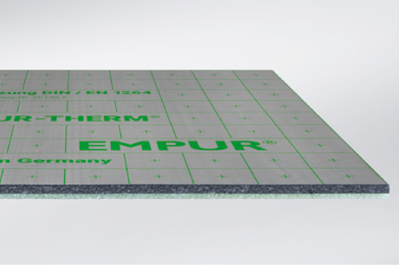 EMPUR PUR-THERM® Verbundplatte EPS-DEO/PE 10+5mm, WLS 032, B1 (2.000x1.000mm) 021065 - Bild 1