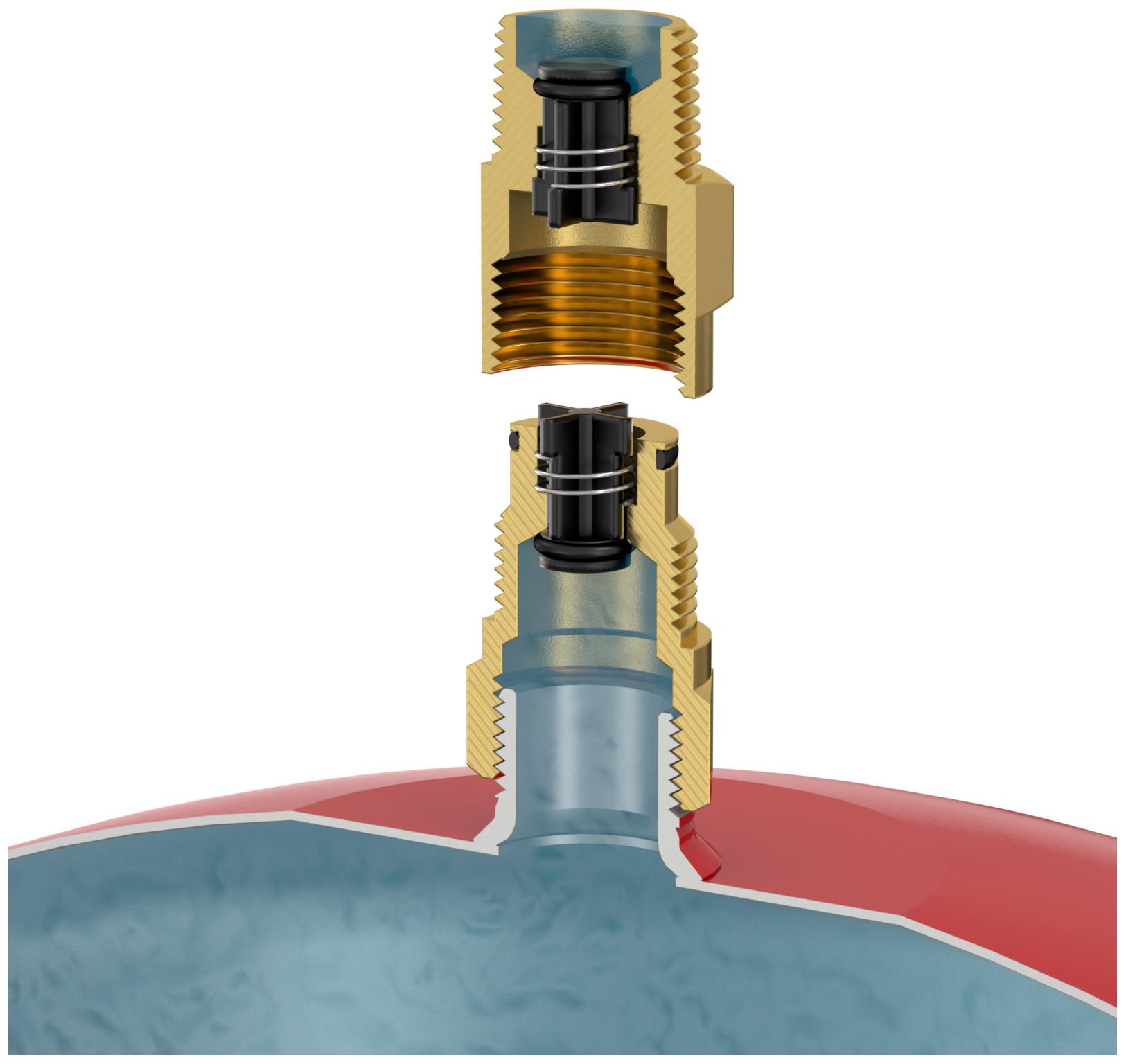 Flamco Flexfast Schnellkupplung 3/4'' i/a 27920 ohne Entlerrung für Gefässe bis 25 Liter - Bild 5