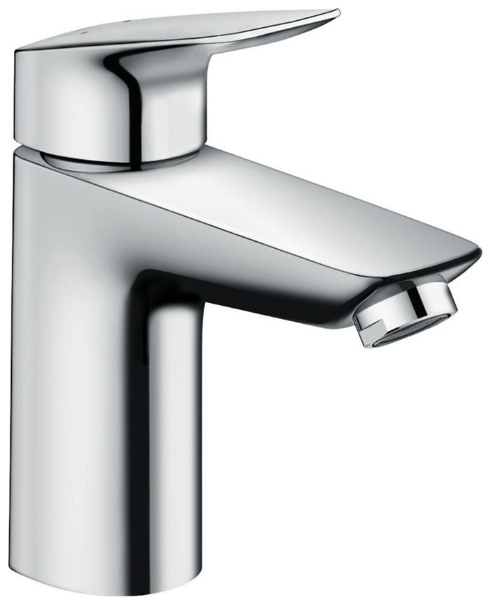 Hansgrohe Logis Waschtischmischer 100 Logis mit Metall-Ablaufgarnitur chrom 71171000 - Bild 1