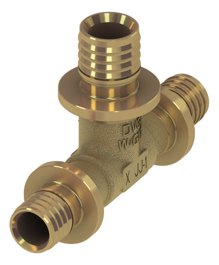 TECEflex T-Stück reduziert Dim. 50 x 25 x 50, Siliziumbronze 710619 - Bild 1