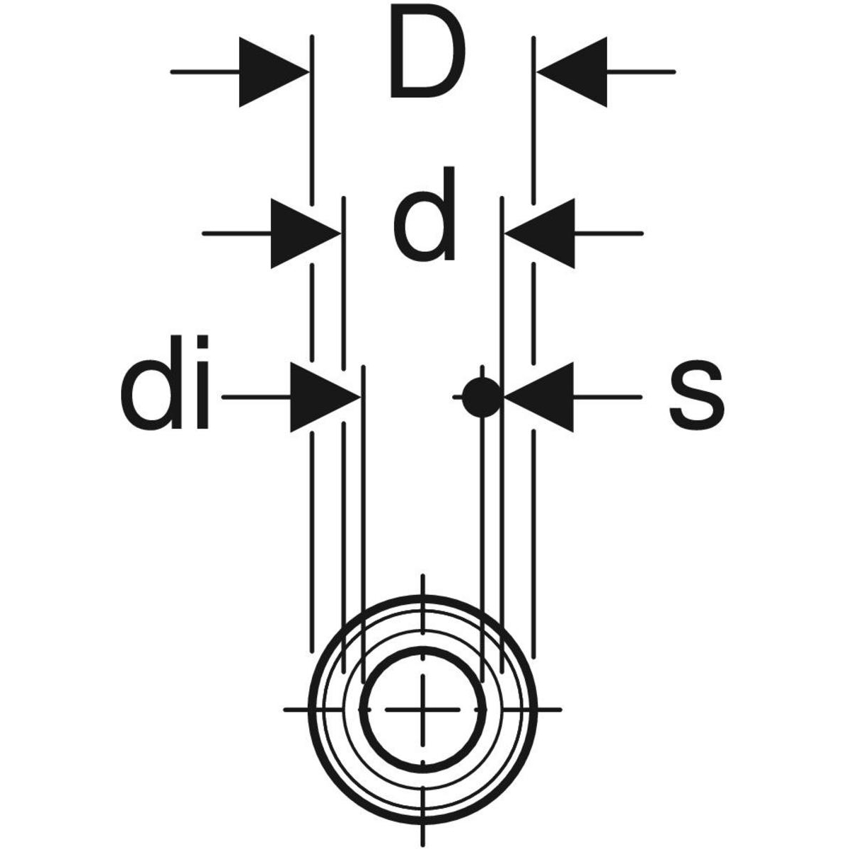 Geberit FlowFit Systemrohr ML im Schutzrohr d=16x2mm Rolle=50m eisblau 619.220.00.1 - Bild 2