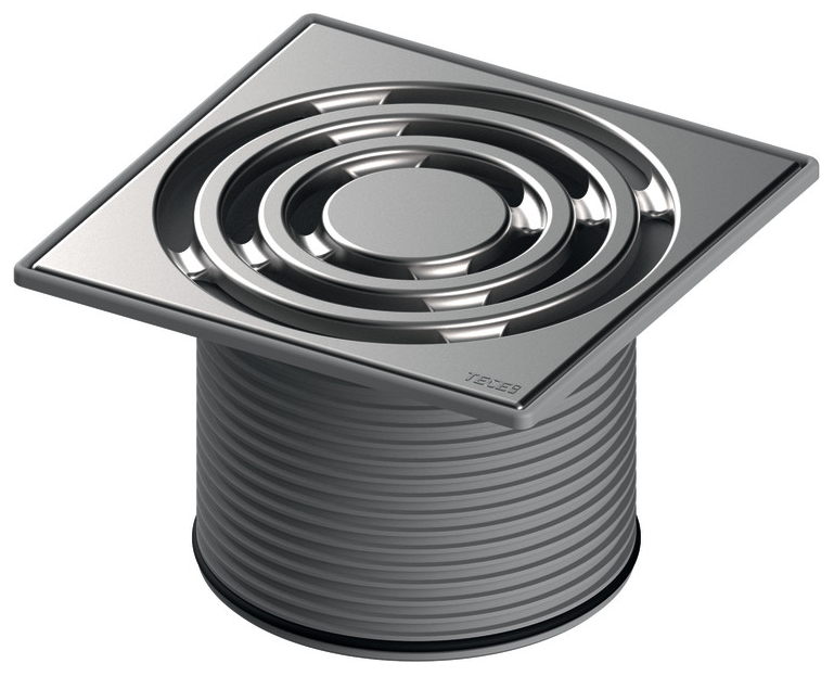 TECEdrainpoint S Rostrahmen Edelstahl 150x150 mm inklusive Designrost 3660004 - Bild 1