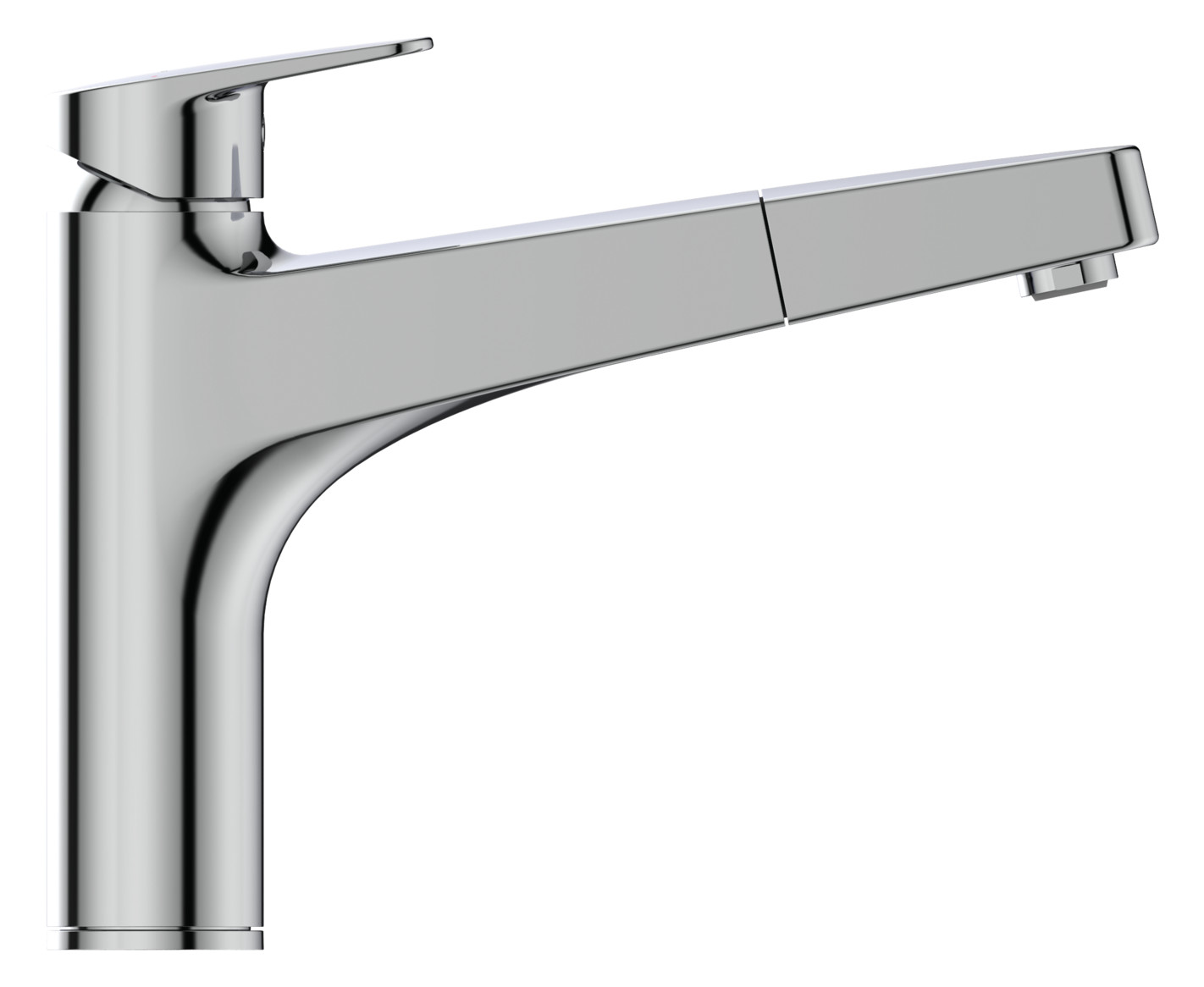 Ideal Standard Ceraplan Küchenarmatur Chrom hoher Auslauf mit 1-Funktions-Handbrause BD331AA - Bild 3