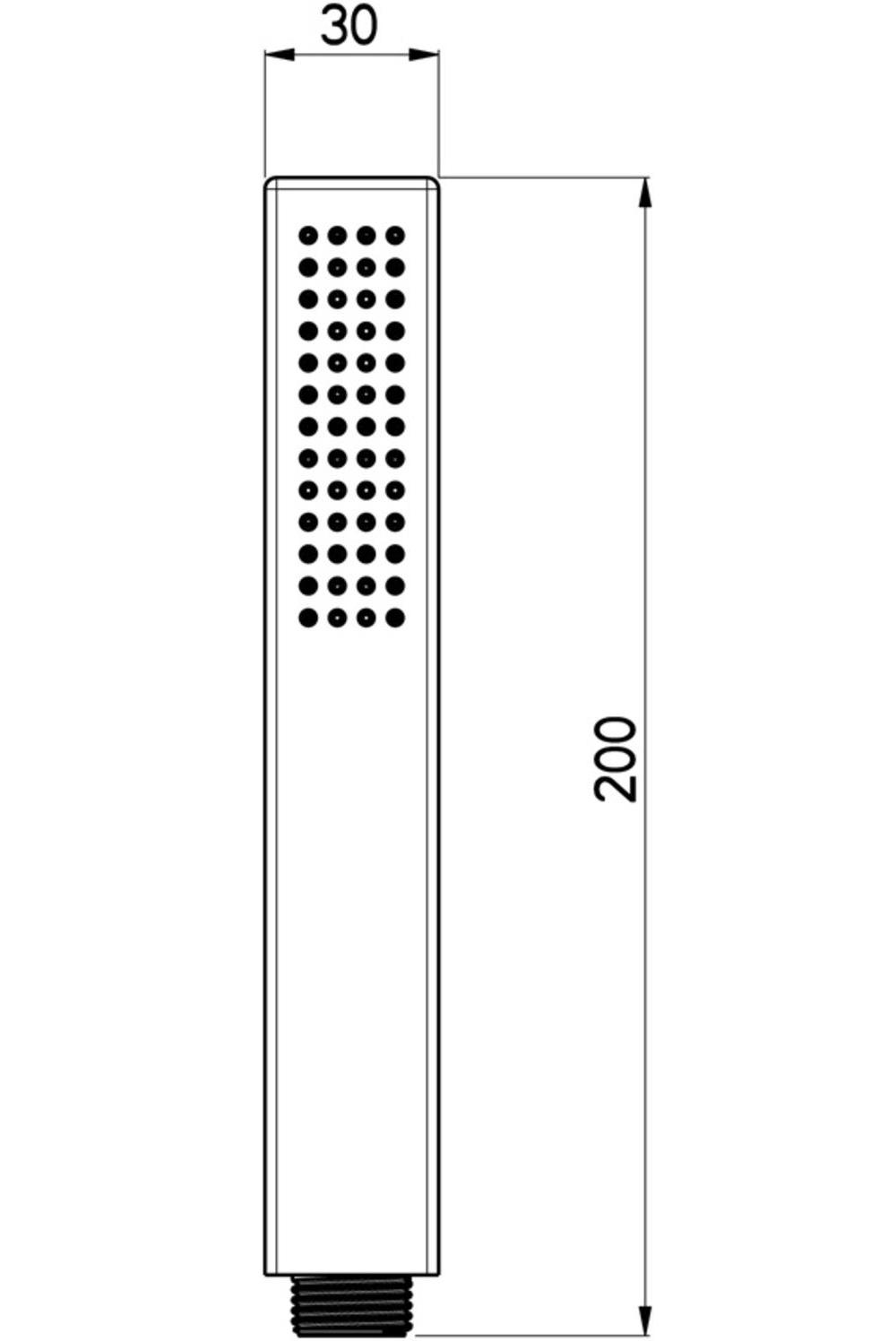 Nikles Handbrause Stick Mini Pure 1-strahlig verchromt BS0305N - Bild 2
