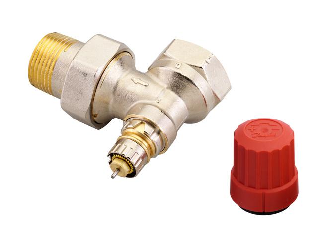 Danfoss Ventilgehäuse RA-N 25 R 1/1, Eck, matt vernickelt 013G0037 - Bild 1