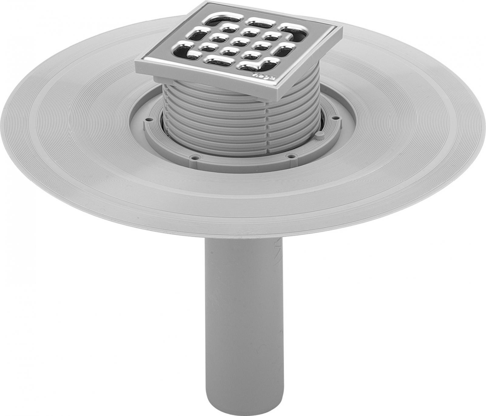 Viega Balkon-/Terrassenablauf Advantix DN 70 Ablauf senkrecht, Klasse K 4944.2 - Bild 1